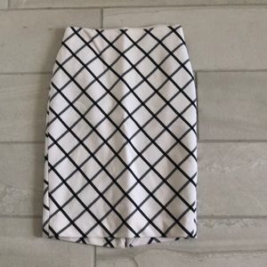 High waisted work skirt